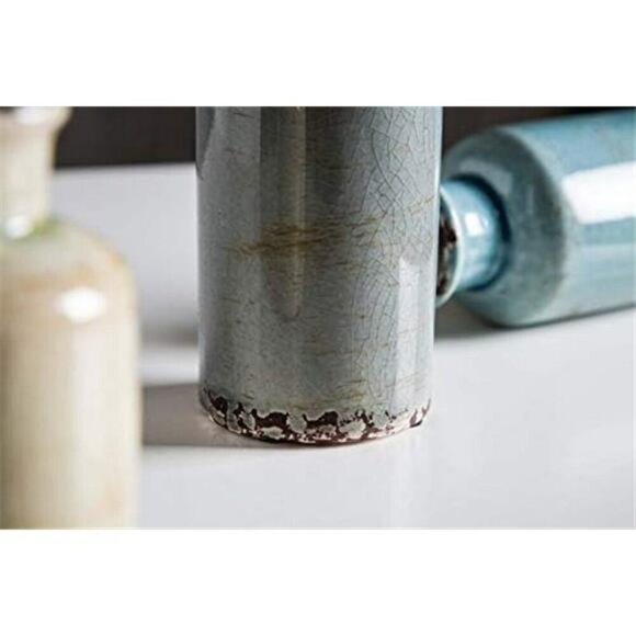 Ceramic Vase Set of 3 Modern Farmhouse Decor Table Centerpiece Shelf Display - Picture 5 of 7